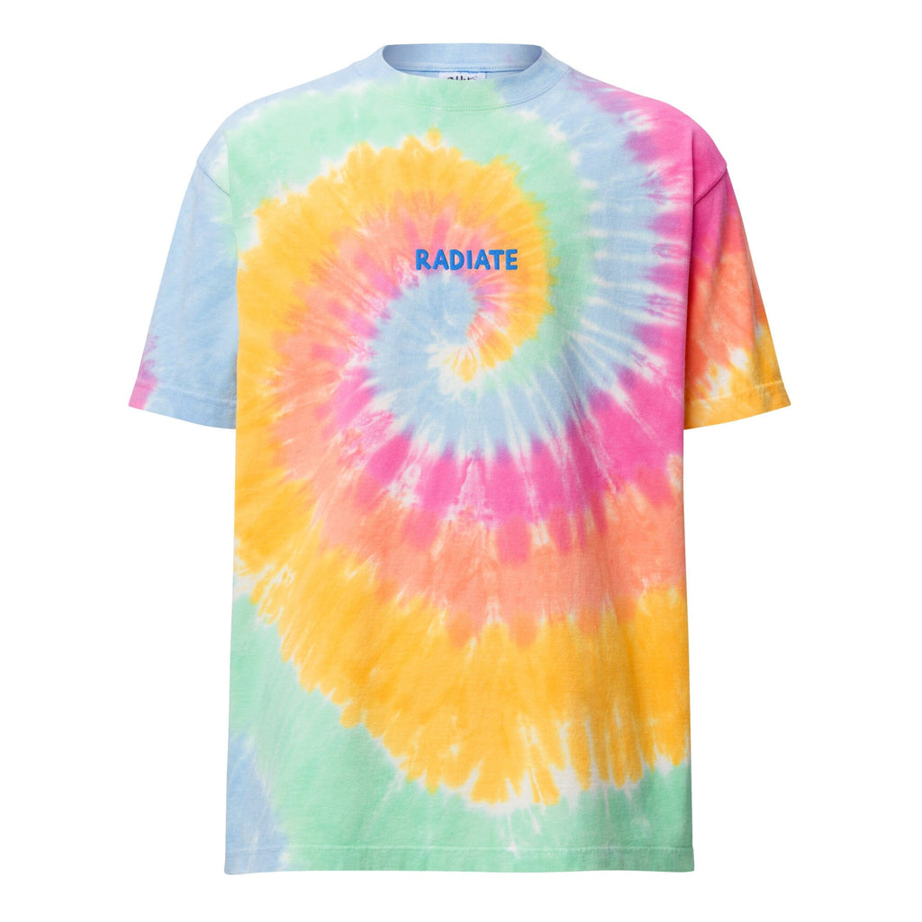 RADIATE Oversized tie-dye t-shirt