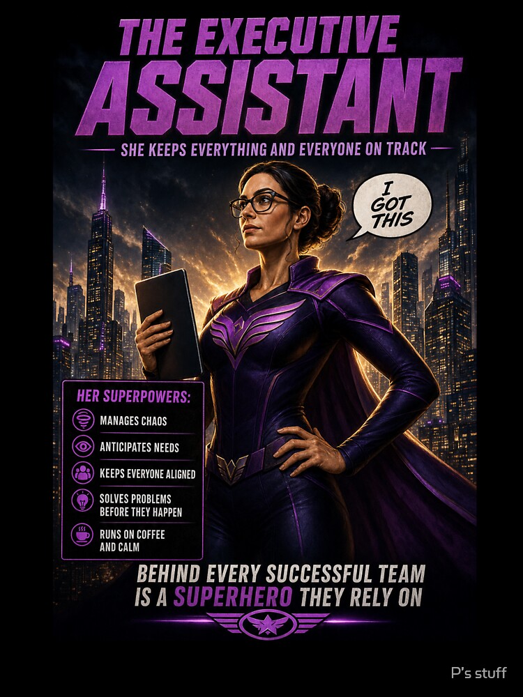Corporate Avengers – Ultimate Workplace Superhero Executive Assistant by P’s stuff