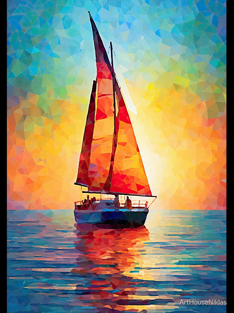 Sailboat Pop Art Maritime by ArtHouseNiklas