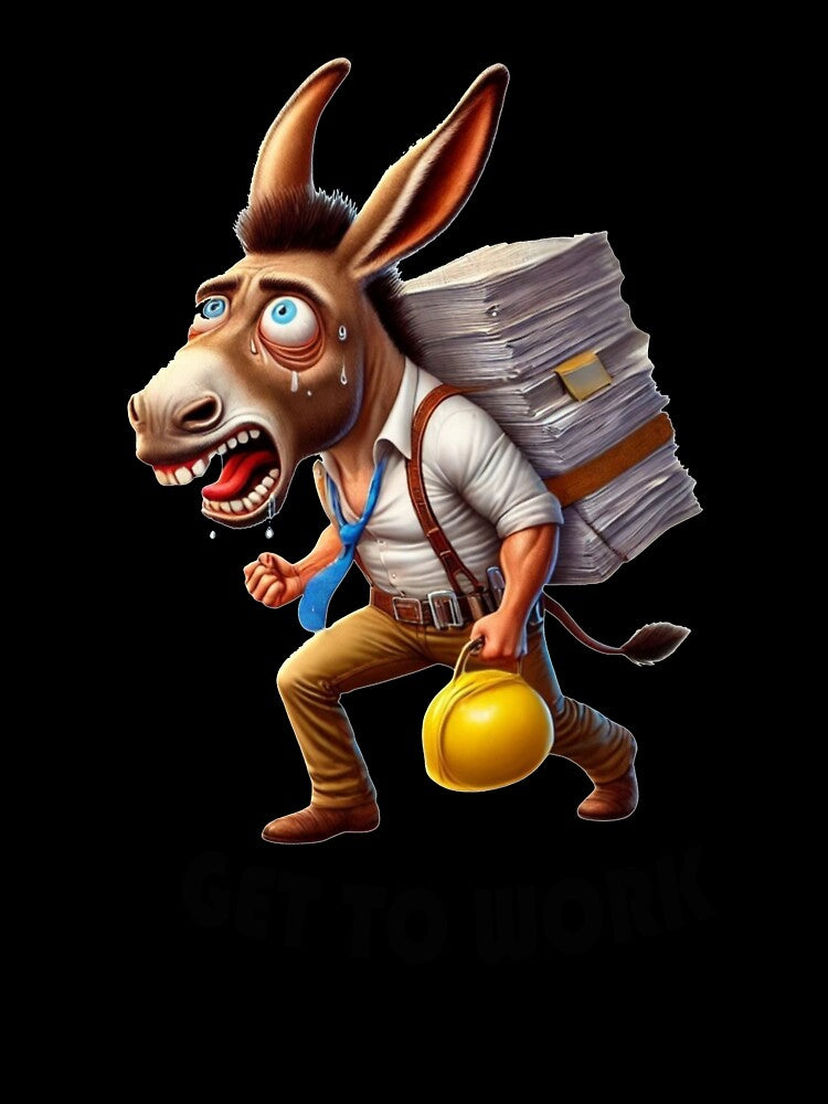 I work hard like a donkey, waiting for the weekend. by AndrewYoko