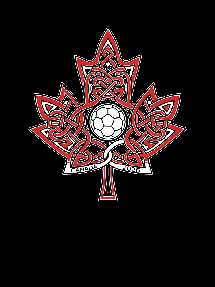 Interwoven Maple Leaf Canada Soccer 2026 T-Shirt_83135197 by gidget-gadget