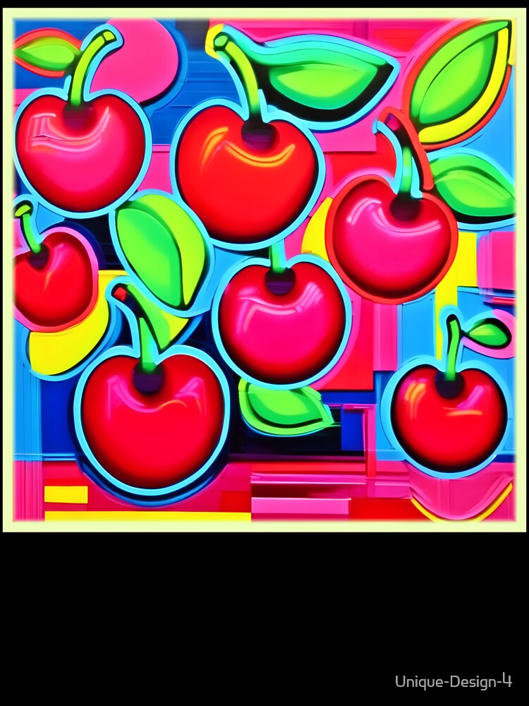 Pop Art Cherry Burst by Health And Fitness Posts e-Store