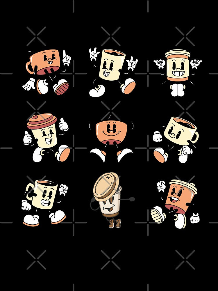 The Coffee Club Good Sips & No Drips Retro by BeansHotTees