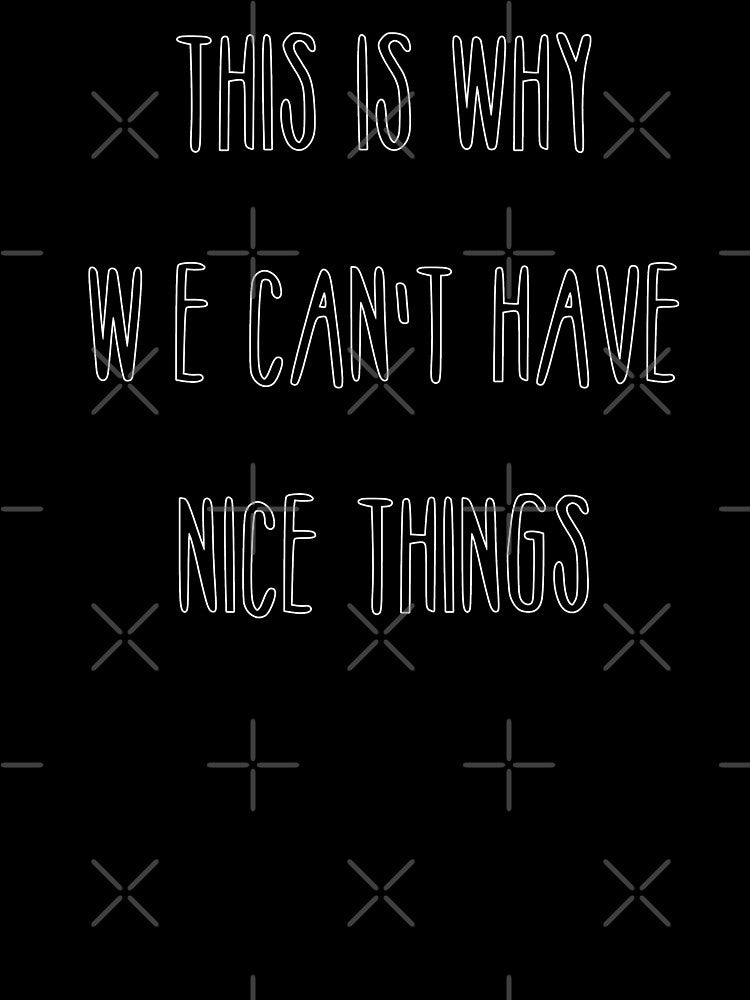 Inspirational Quote - This is why we cant have nice things by sonnytyphoon