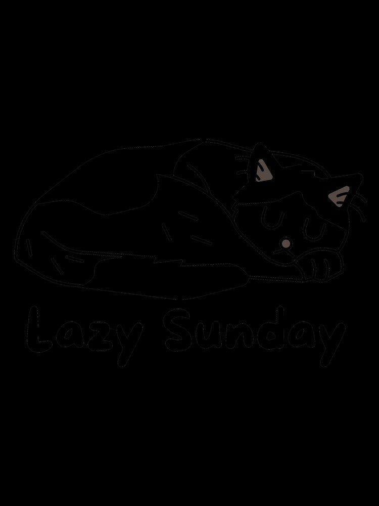 Lazy Sunday Cat Design by derendesign