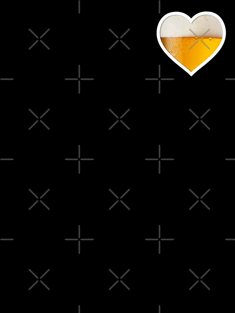 I Love Beer Heart – Funny Beer Lover Graphic by Spaabus