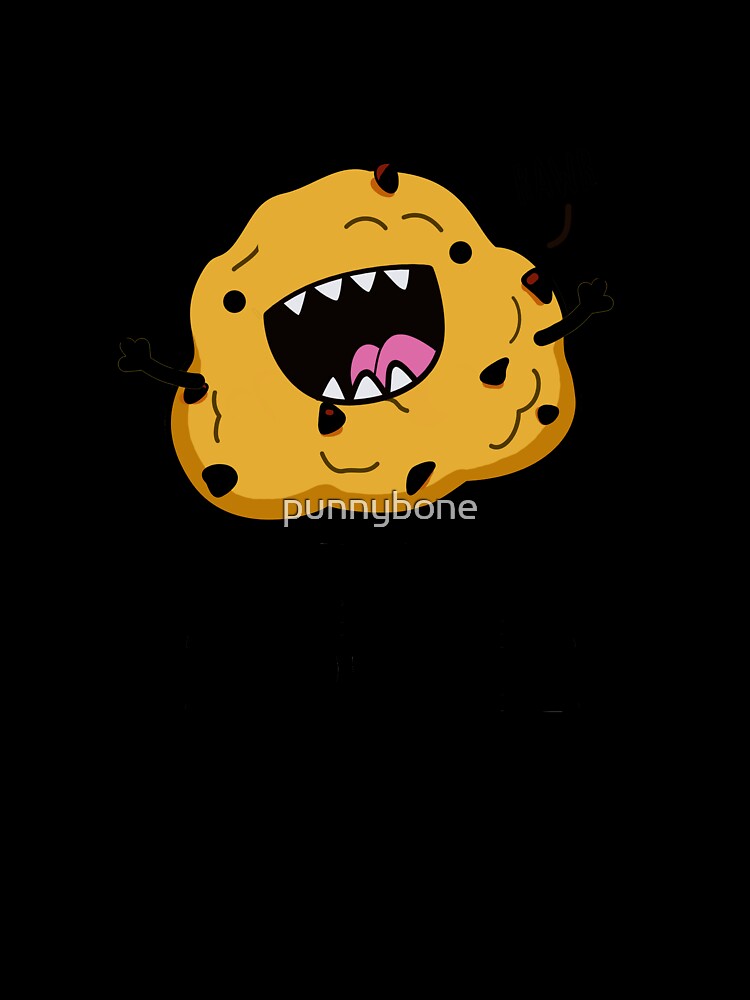 Rawr Dough Cute Raw Dough Food Pun by punnybone