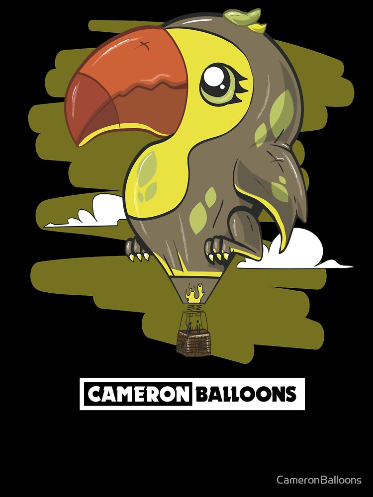 Copy of Tilly the Toucan Hot Air Balloon - White by CameronBalloons