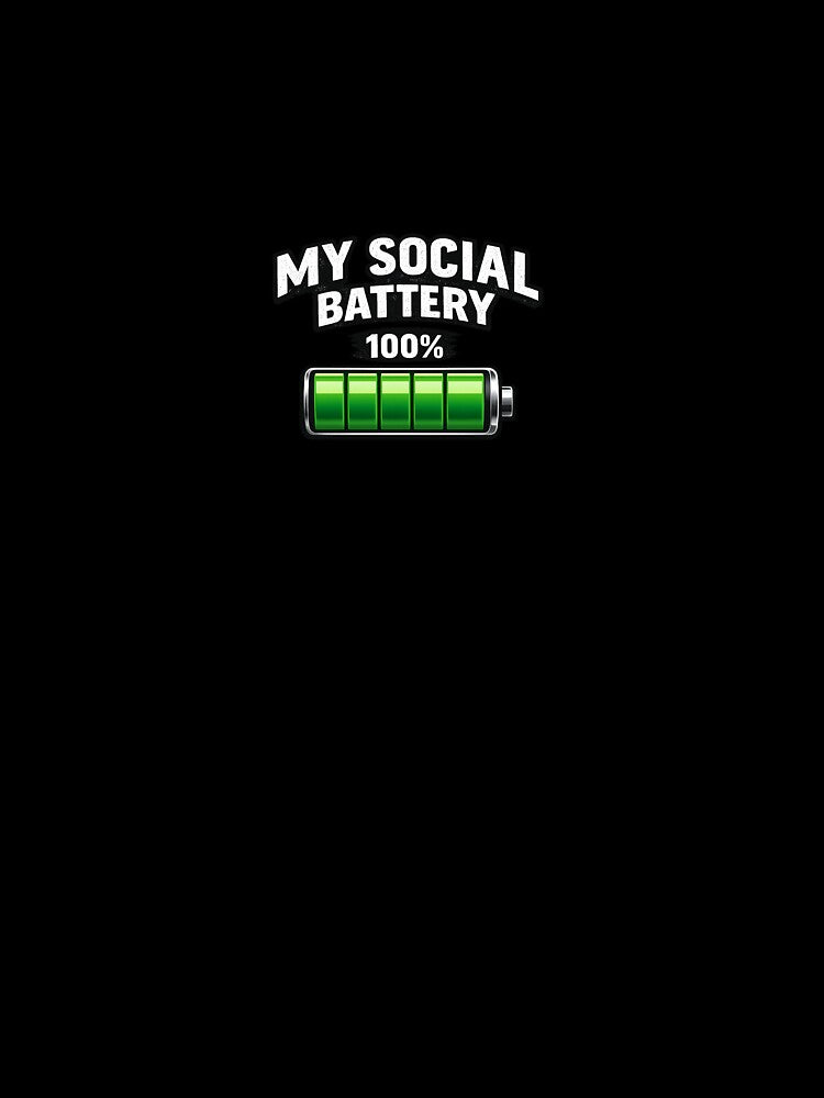 My social battery level by bstukus