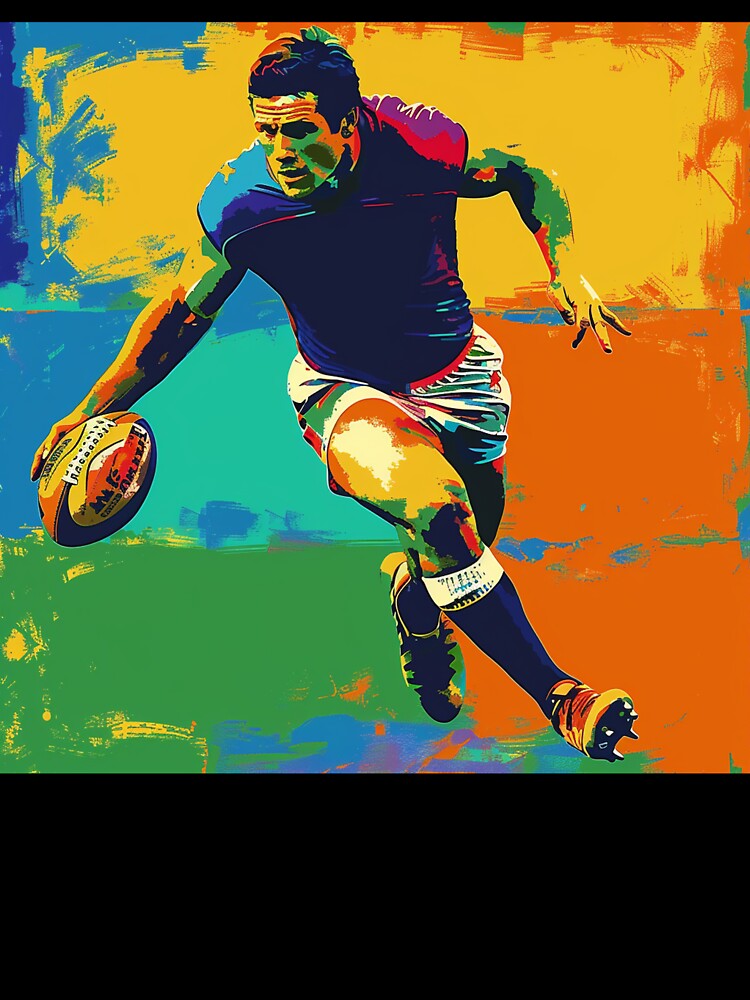Footballer Pop Art 1 by AstroRisq