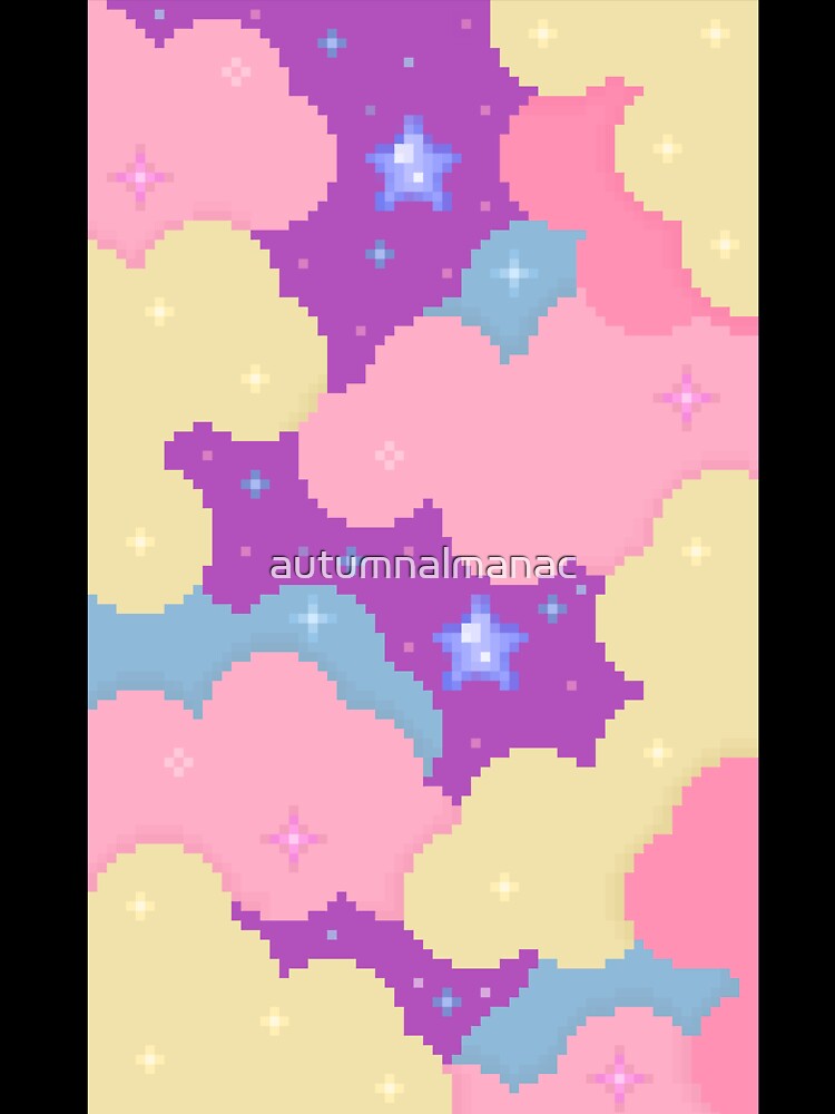 pixel cotton candy clouds by autumnalmanac