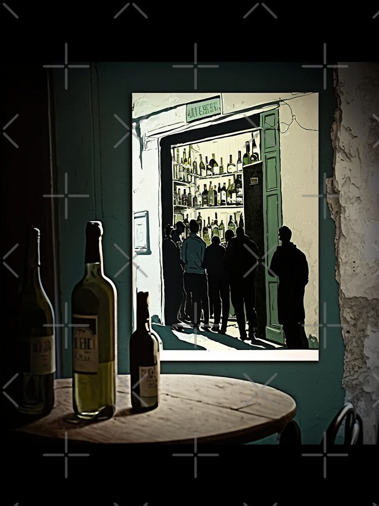 Urban Wine Restaurant Wine Bottle by Alper Billik