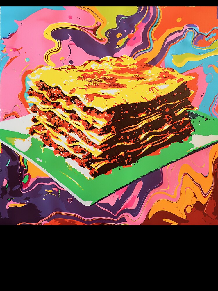 Lasagna Pop Art 6 by AstroRisq