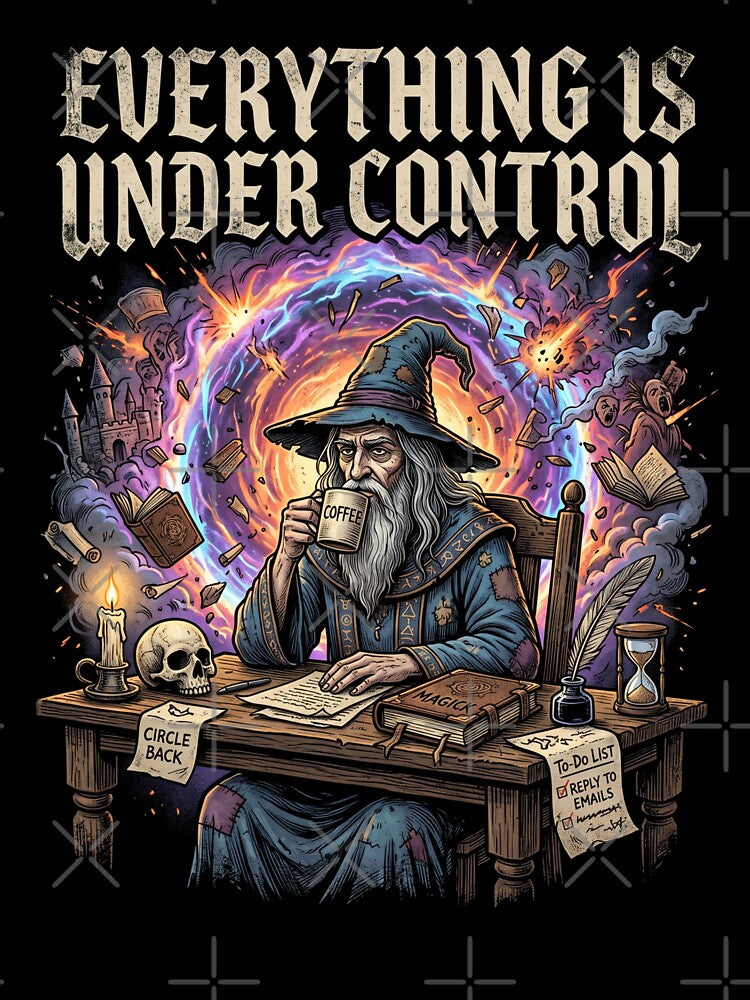 Everything is under control | Wizard | Fantasy | Work Humor by SoundStyleShop