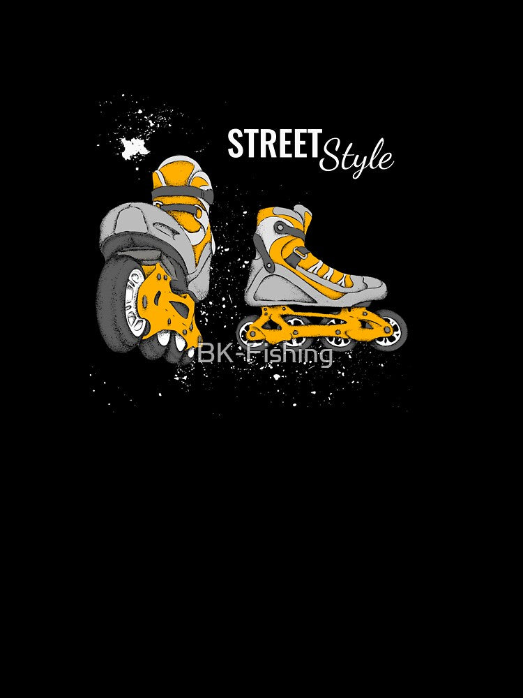 Street Style Skating Art Design Draw Street Art Retro Vintage Text by BK-Fishing