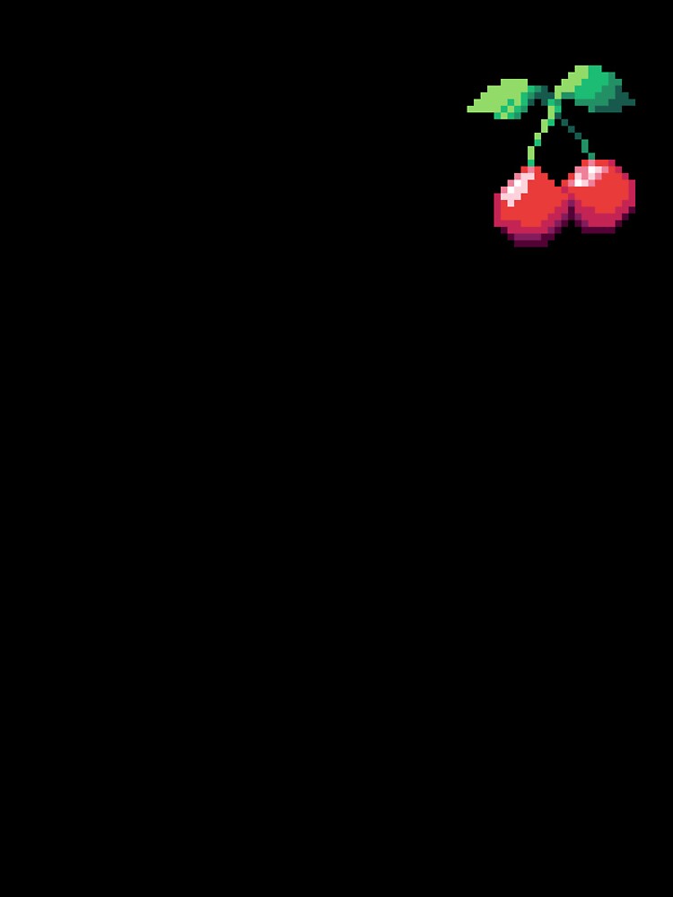Pixel Cherry - pixel food art by LittleFoodShop