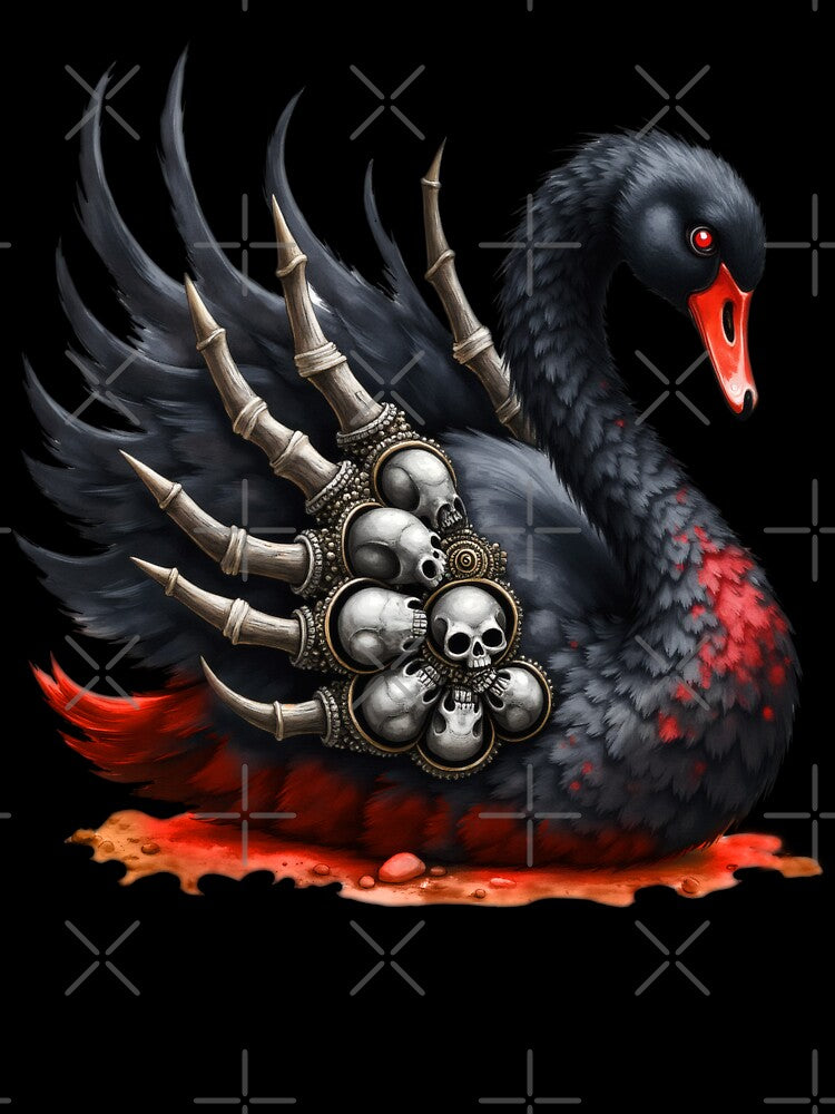 Dark Swan of Bones – Gothic Elegance with a Wicked Twist. by nicky2342