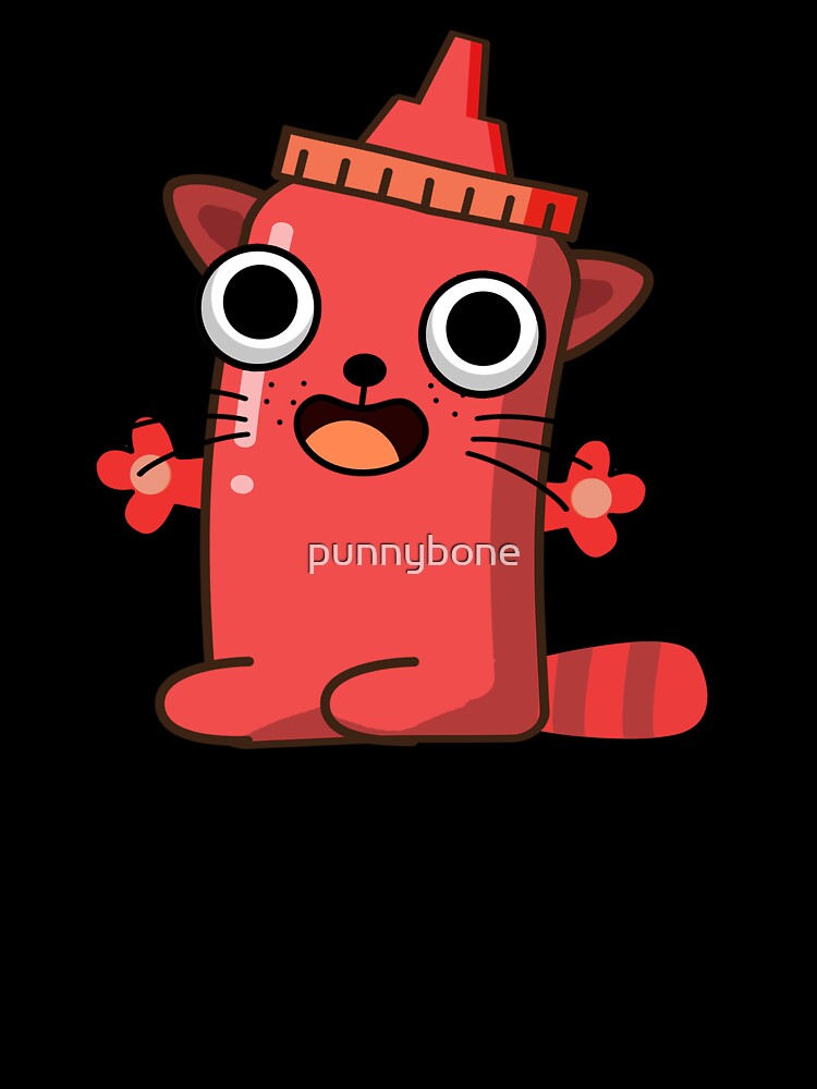 Cat-chup Funny Ketchup Pun by punnybone