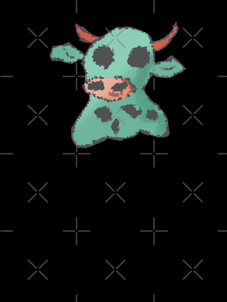 Halloween pixel cow art by Coffeemerc117