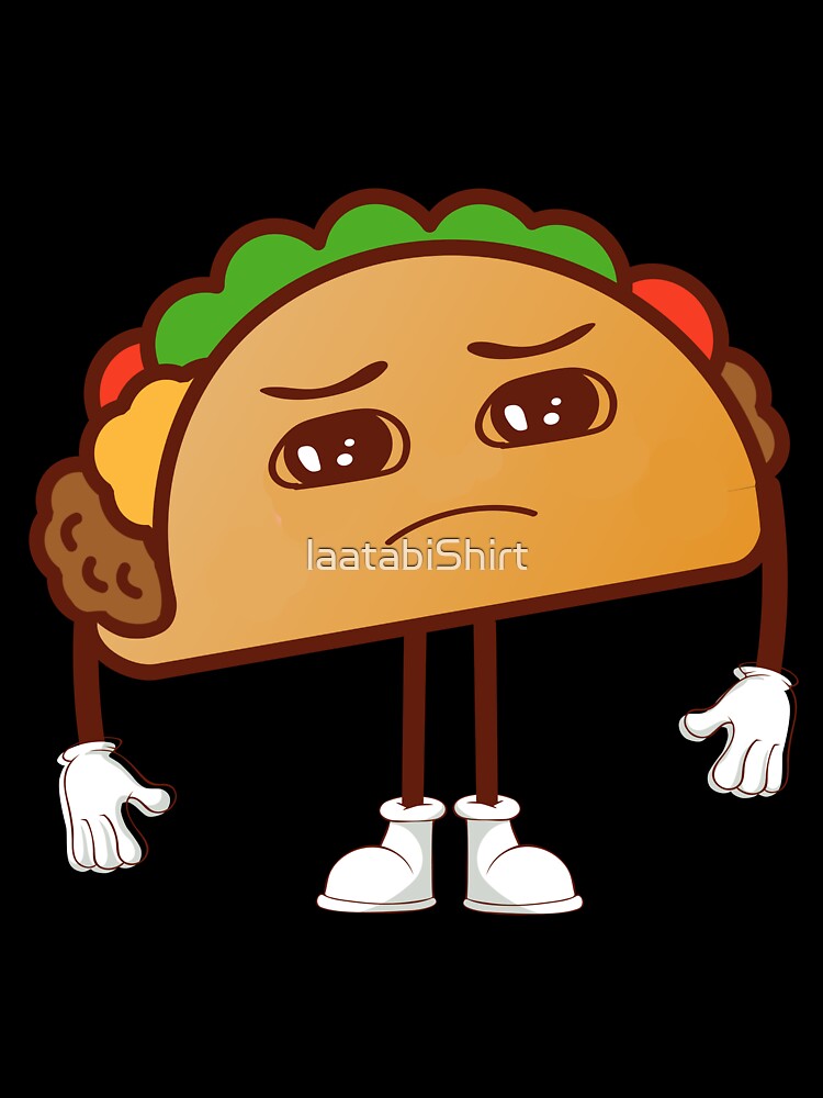 Kawaii sad taco !! by laatabiShirt