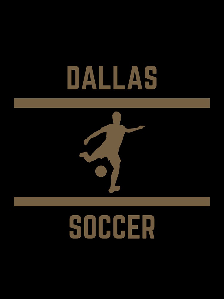 Gold Color Dallas Soccer by IssaraStudio