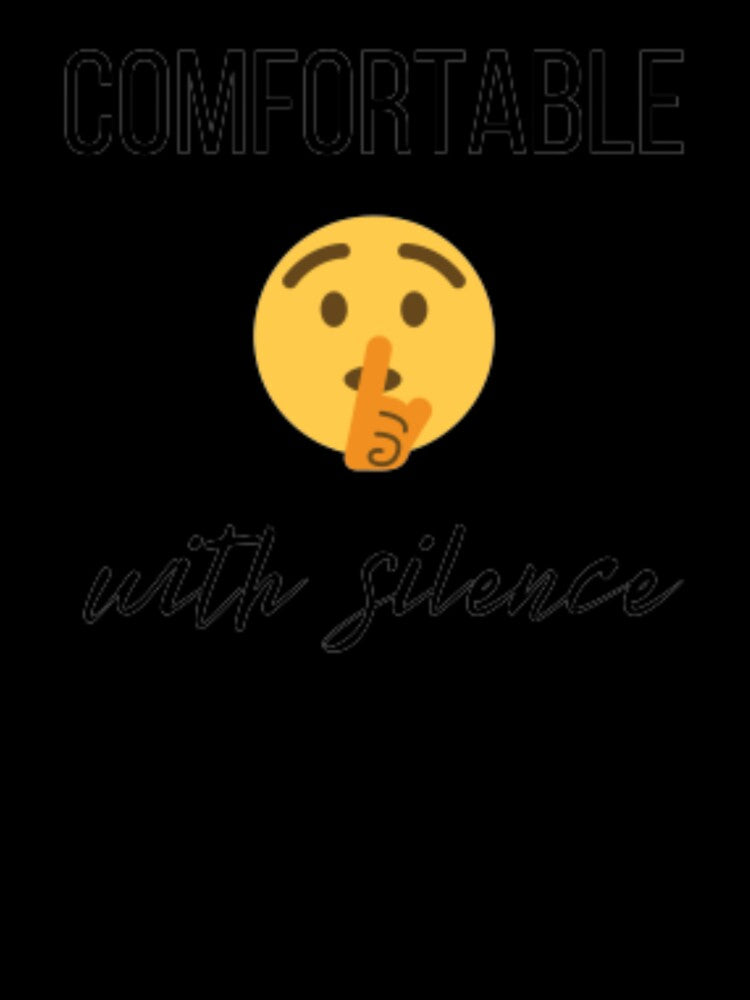 Comfortable with silence, for an introvert, introvert, introvert gifts by TeePassion