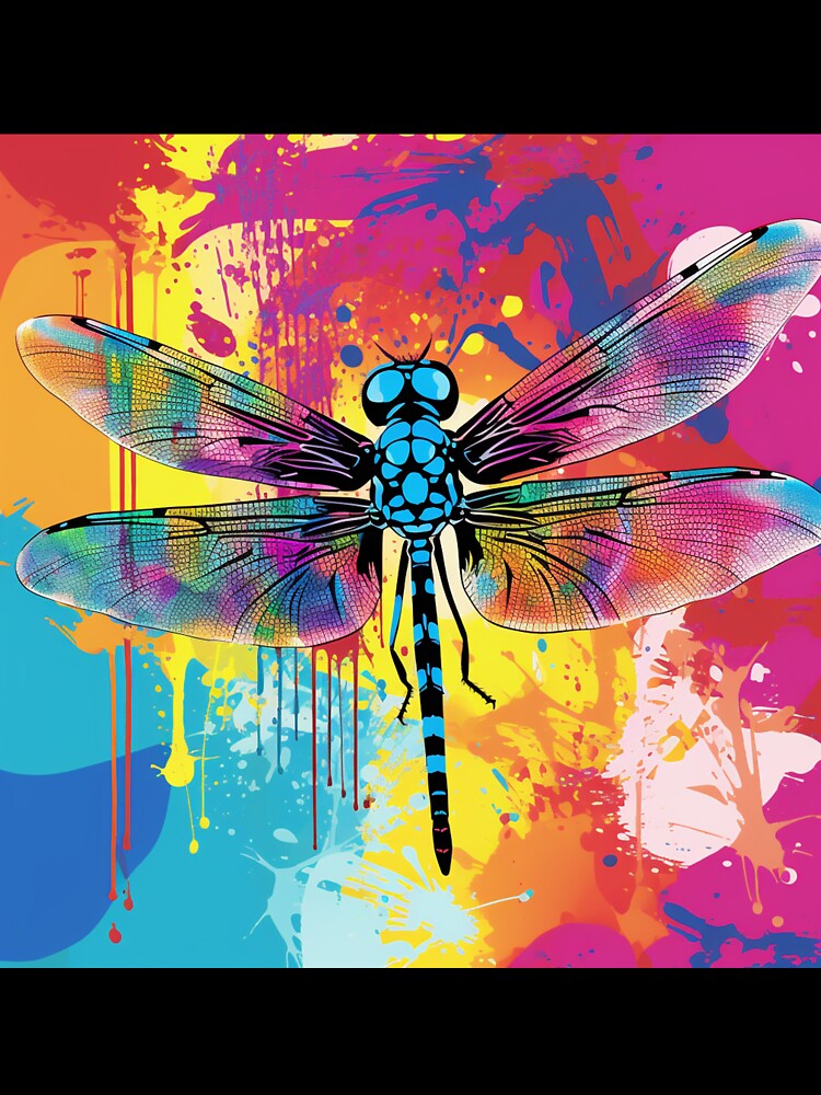Dragonfly Pop Art 2 by AstroRisq