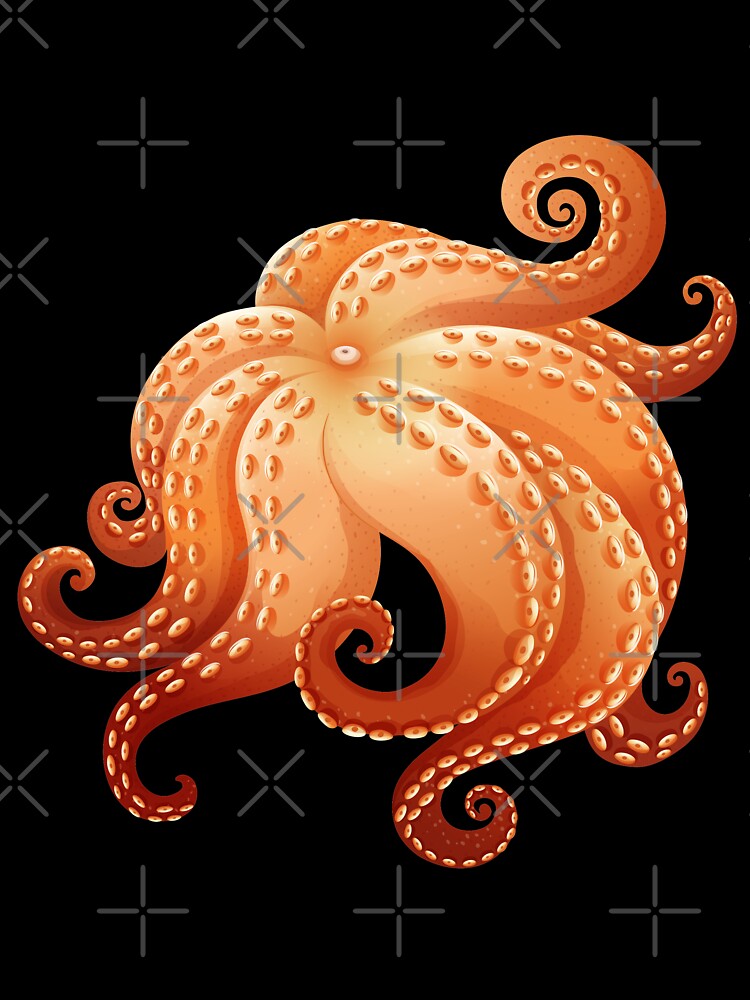 Funny Octopus Pattern, Cute Octopus Sweatshirt by Ristinga
