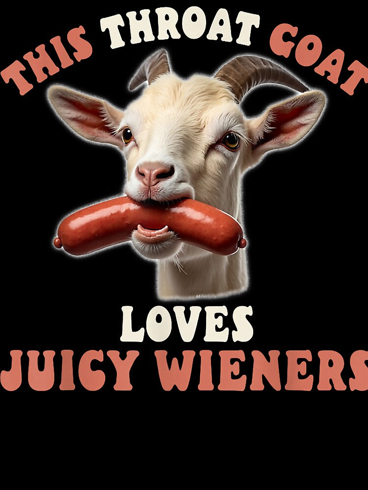 Funny Goat Snack Lover Humorous Animal Art by bonbin25