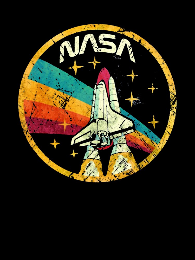 USA Space Agency Vintage Colors V03 T-Shirt_2546541 by KTY-NUSS