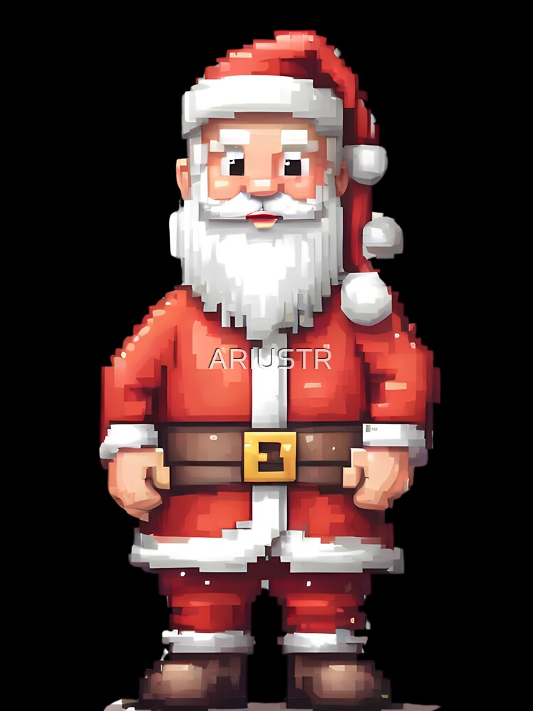 Pixel Art Christmas Santa by ARIUSTR