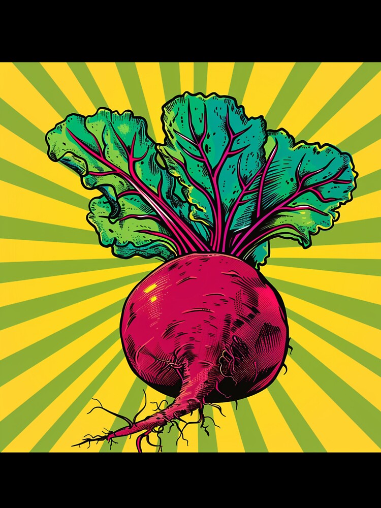 Beetroot Pop Art 1 by AstroRisq