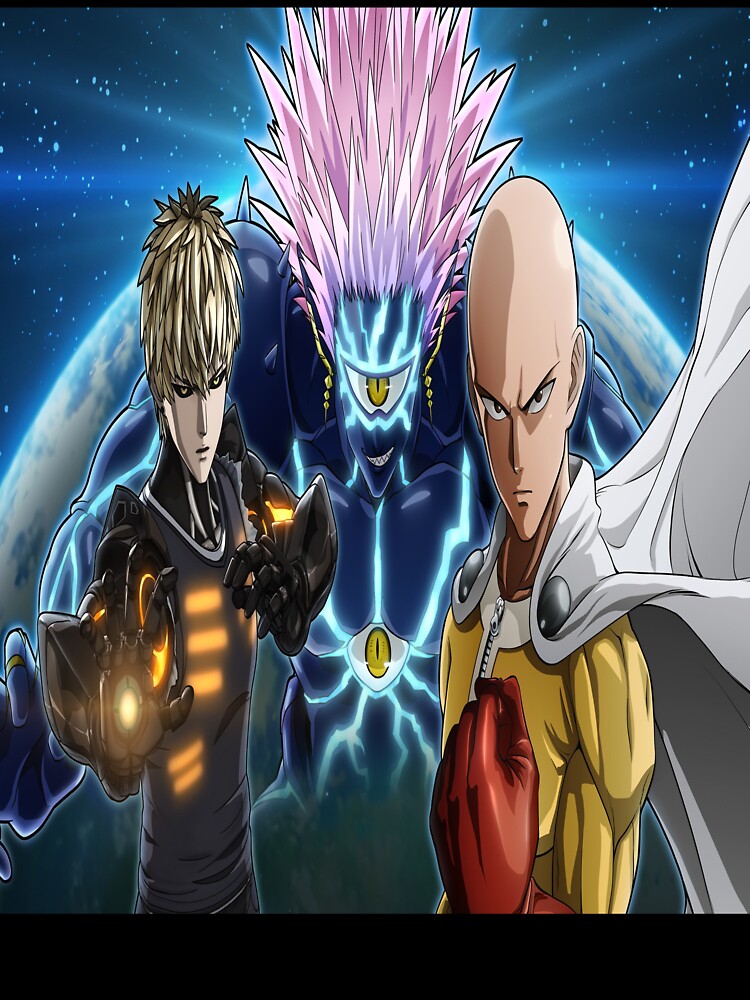 Anime Cosmic Power Trio – Ultimate Battle Aesthetic Art by SSVSTICKERS