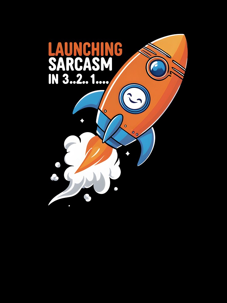 Sarcasm Blastoff ? by PrintHavenStore