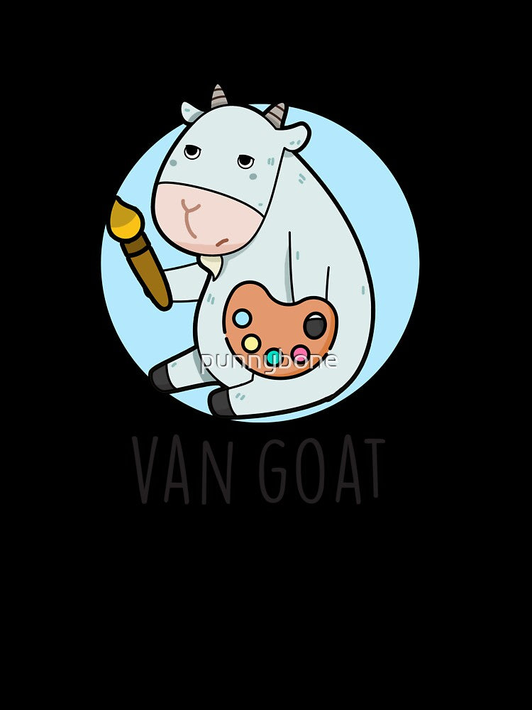 Van Goat Funny Artist Pun by punnybone