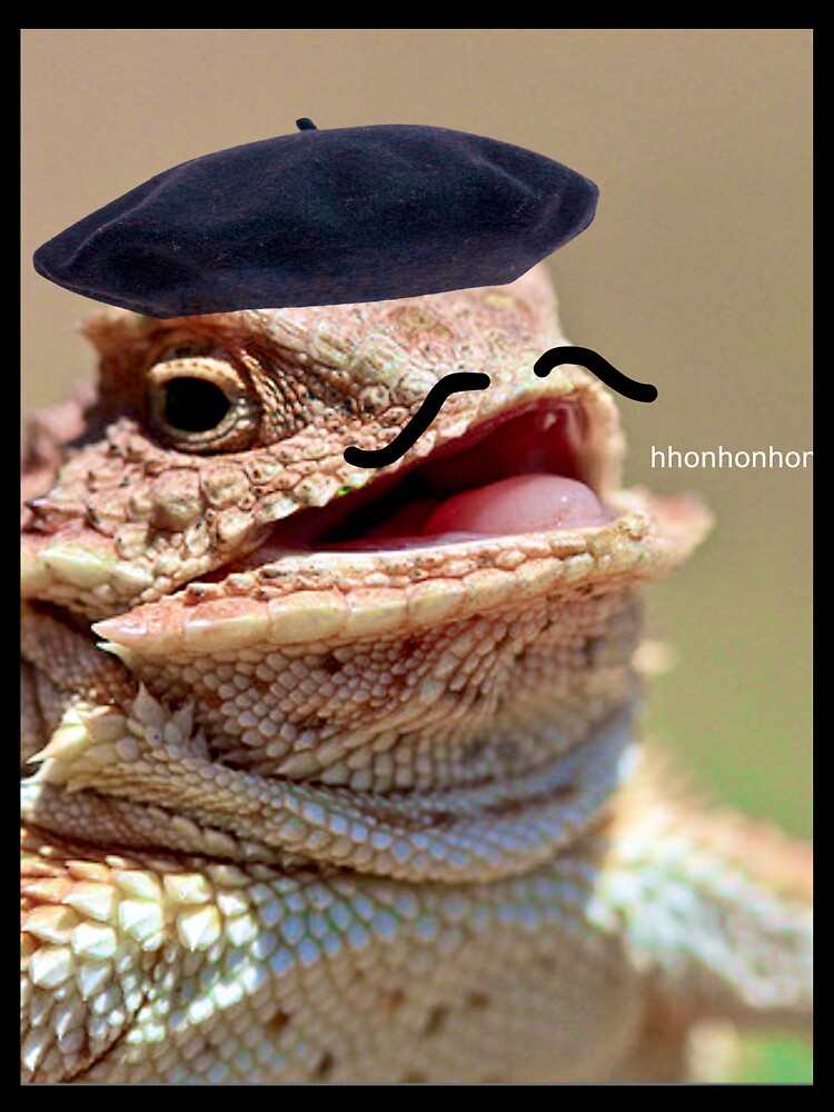 French laughing lizard by ginsunuva