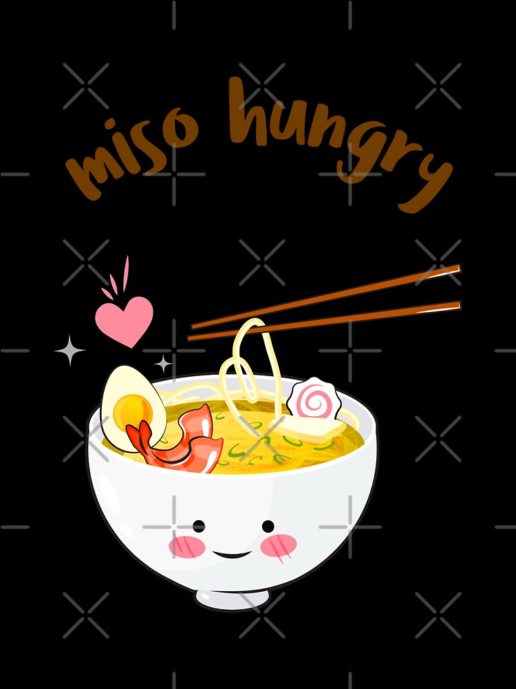 Kawaii food pun Miso Hungry by plzLOOK