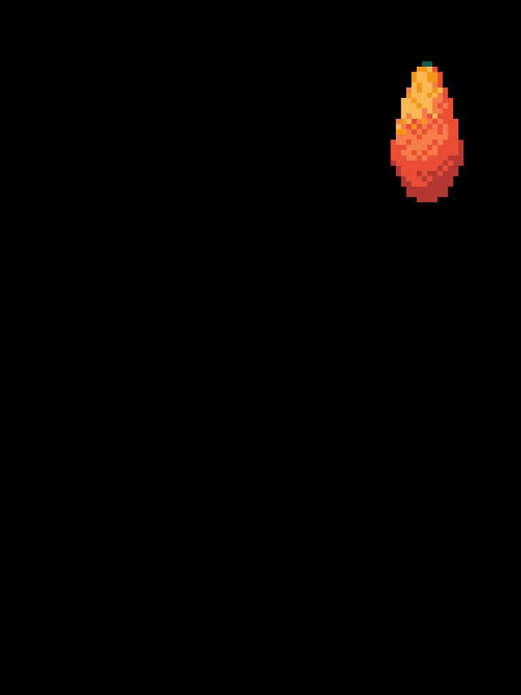 Pixel Papaya - pixel food art by LittleFoodShop