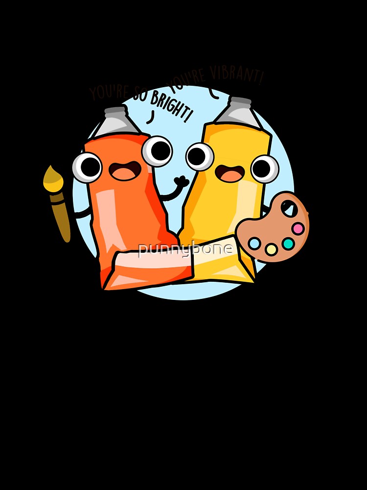 Complimentary Colors Cute Paint Pun by punnybone