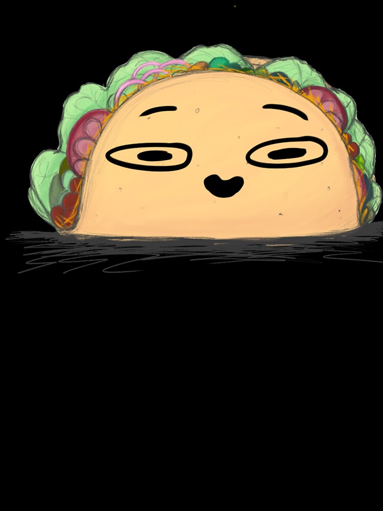 Taco with a funny face by Safawoodsart