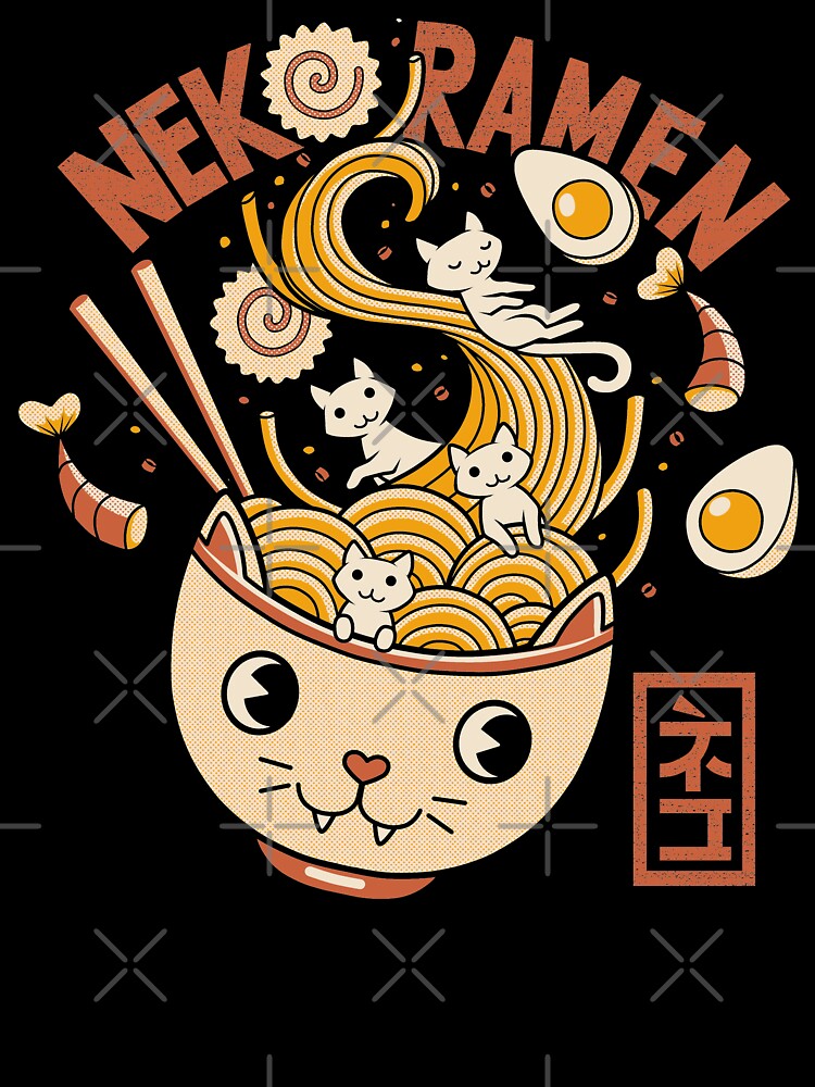 Ramen Cat Head by Tobe Fonseca by Tobe Fonseca®