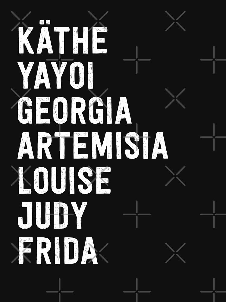 Famous Women Artists Feminist Art History by AugustDesign