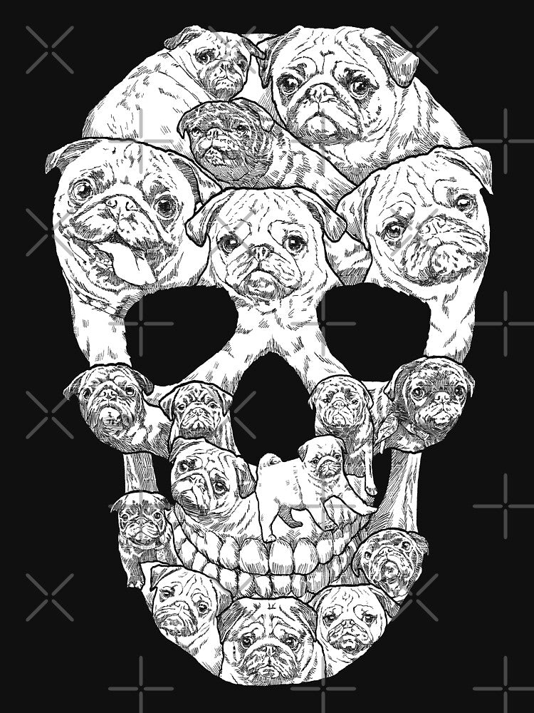 Pug Skull by designbydinny