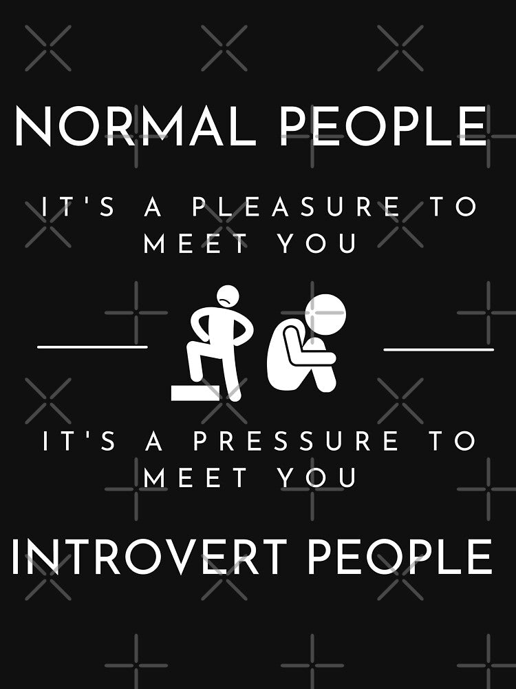 Normal people vs introvert people by TeeZilla808