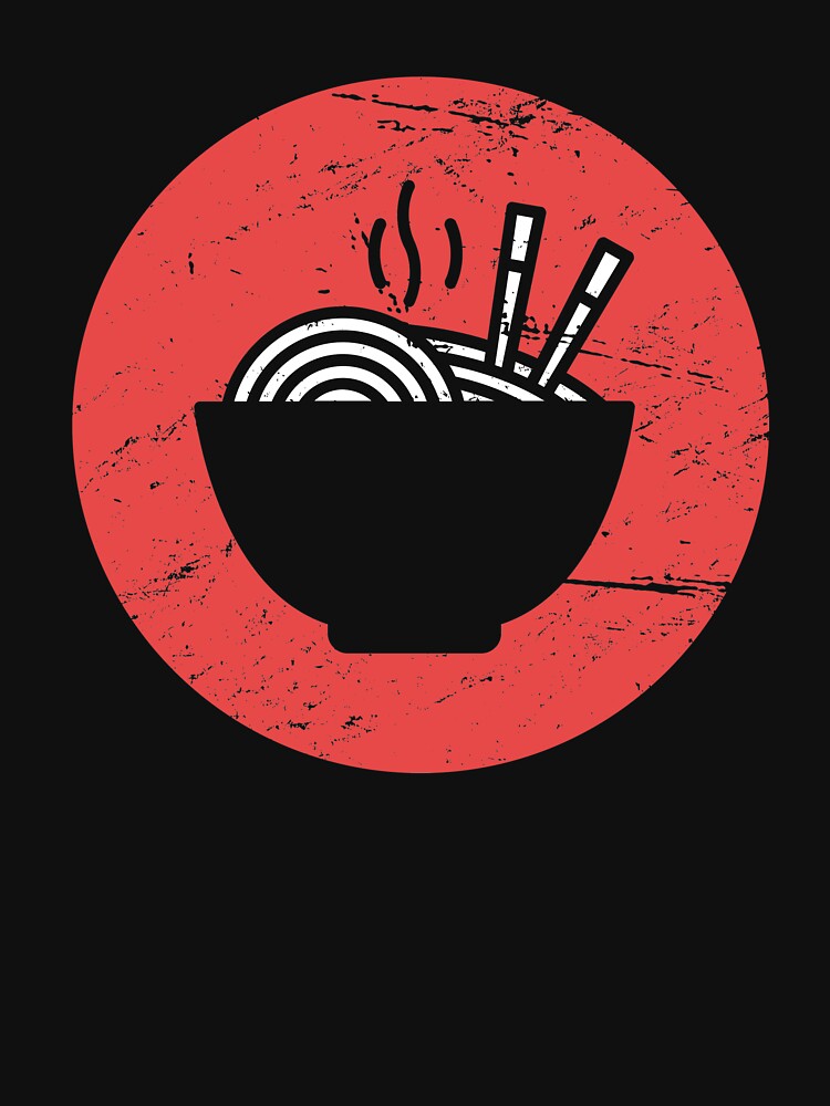 Retro Japanese Ramen Icon by Jam Jar