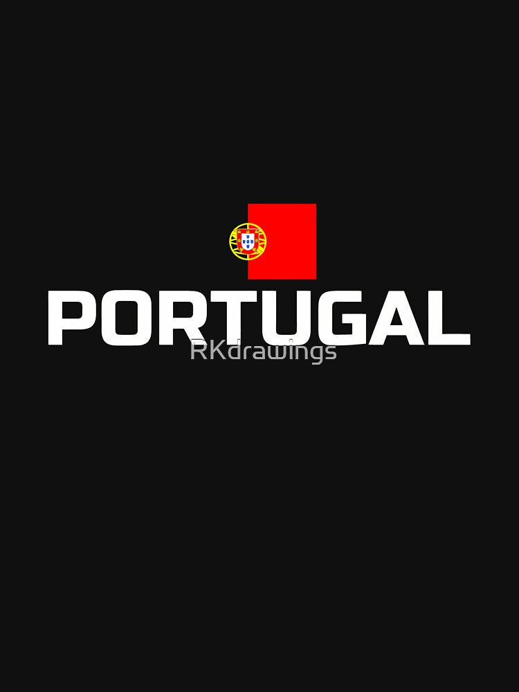 Portugal flag T-Shirt_83881667 by RKdrawings