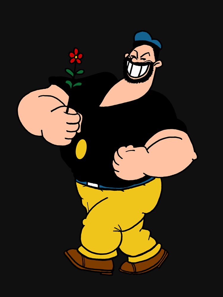 Bluto from Popeye cartoon by VikramYerrabo