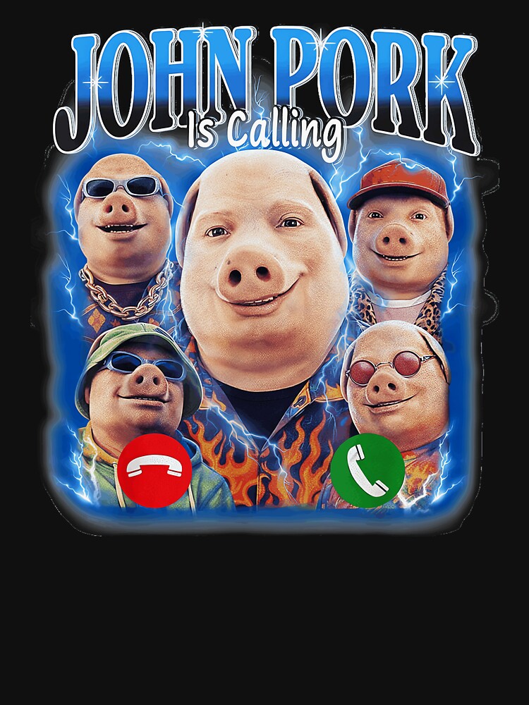 John Pork Is Calling Meme Internet Culture Viral Humor by LysiTHWIP