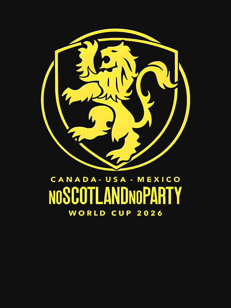 Scotland World Cup 2026 No Scotland No Party T-Shirt_83987455 by gidget-gadget