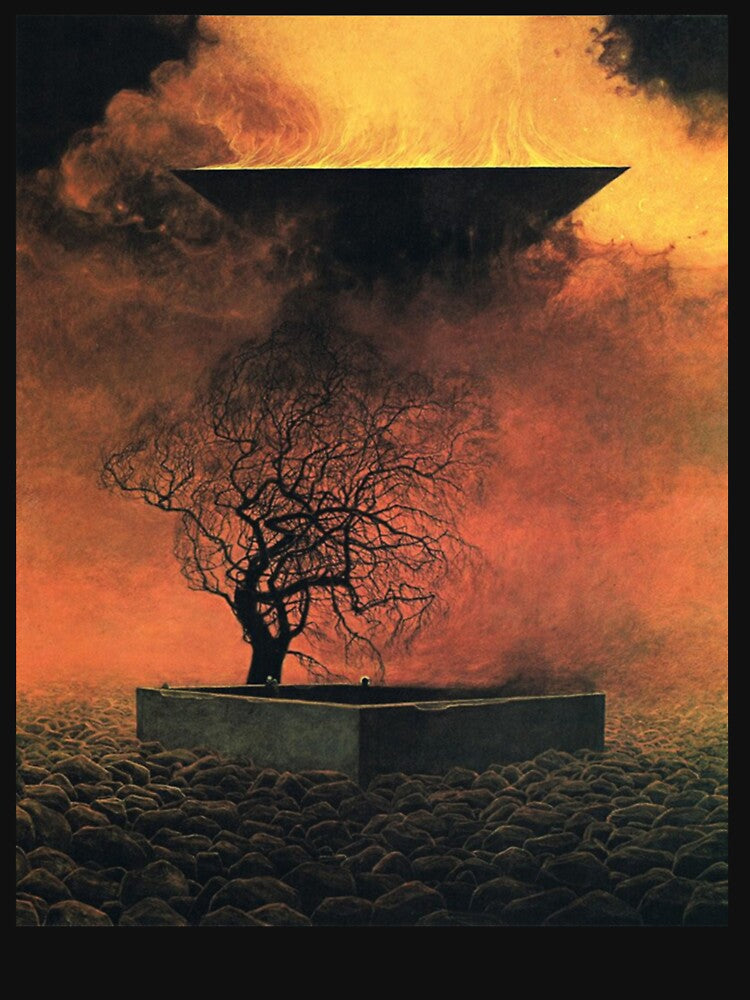 Untitled, by Zdzisław Beksiński by SHAUNBOUTIQUE